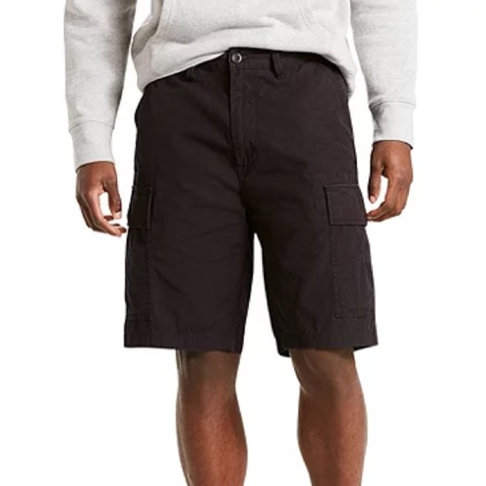Levi’s Black 100% Cotton Cargo Shorts